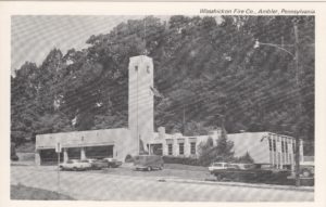 4125.30 Ambler Pa Postcard_Wissahickon Fire Co._circa 1965