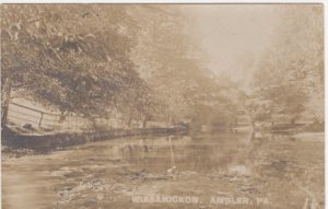 4125.33 Ambler Pa Postcard_Wissahickon Creek (2)