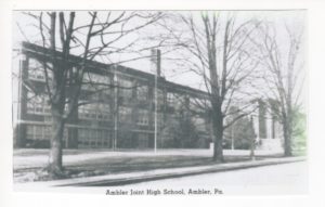 4125.6 Ambler Pa Postcard_Ambler Joint (Junior and Senior) High School