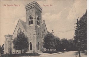 4125.8 Ambler Pa Postcard_1st Mt Pleasant Baptist Church
