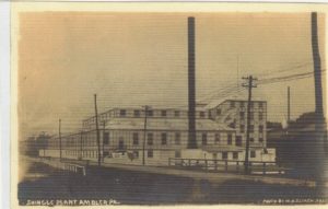 4125.84 Ambler Pa Postcard_Shingle Plant (Keasbey & Mattison