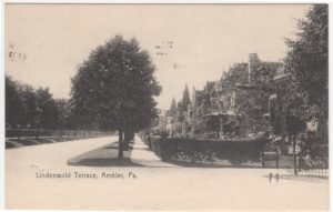 4125.90 Ambler Pa Postcard_Lindenwold Terrace_circa 1907